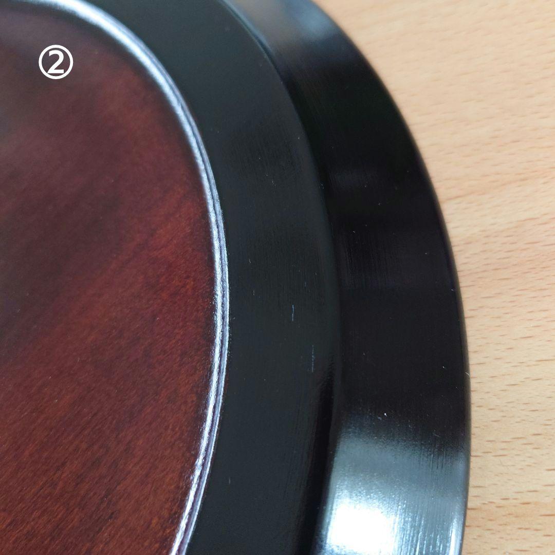 流れ小付丸盆象谷塗　仁田デザイン事務所　仁田貴夫　漆器プロジェクト　生活漆器