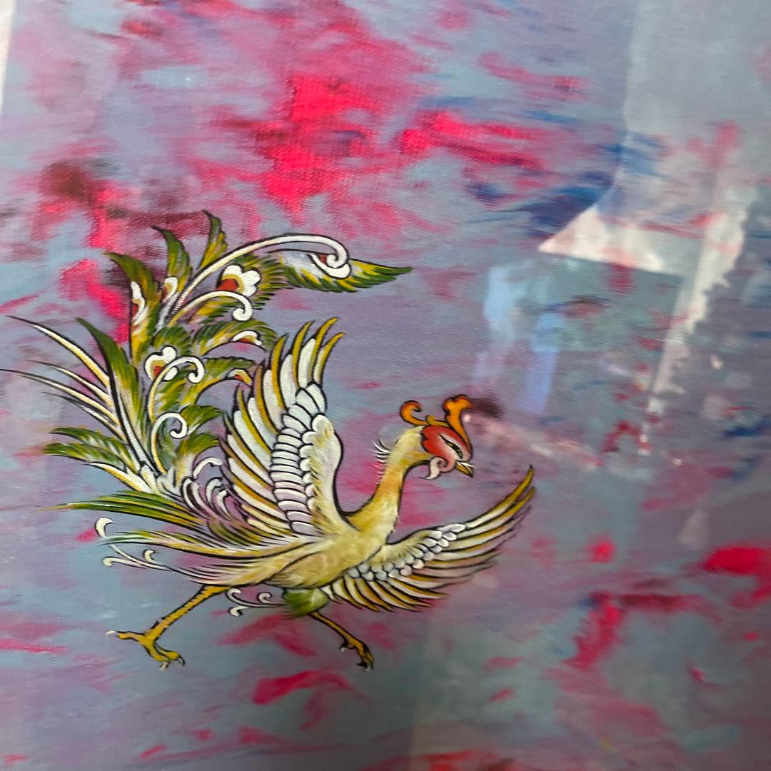 超高級 貴重 本物 龍敬子 画伯 四神相応図 20号 超高級 貴重