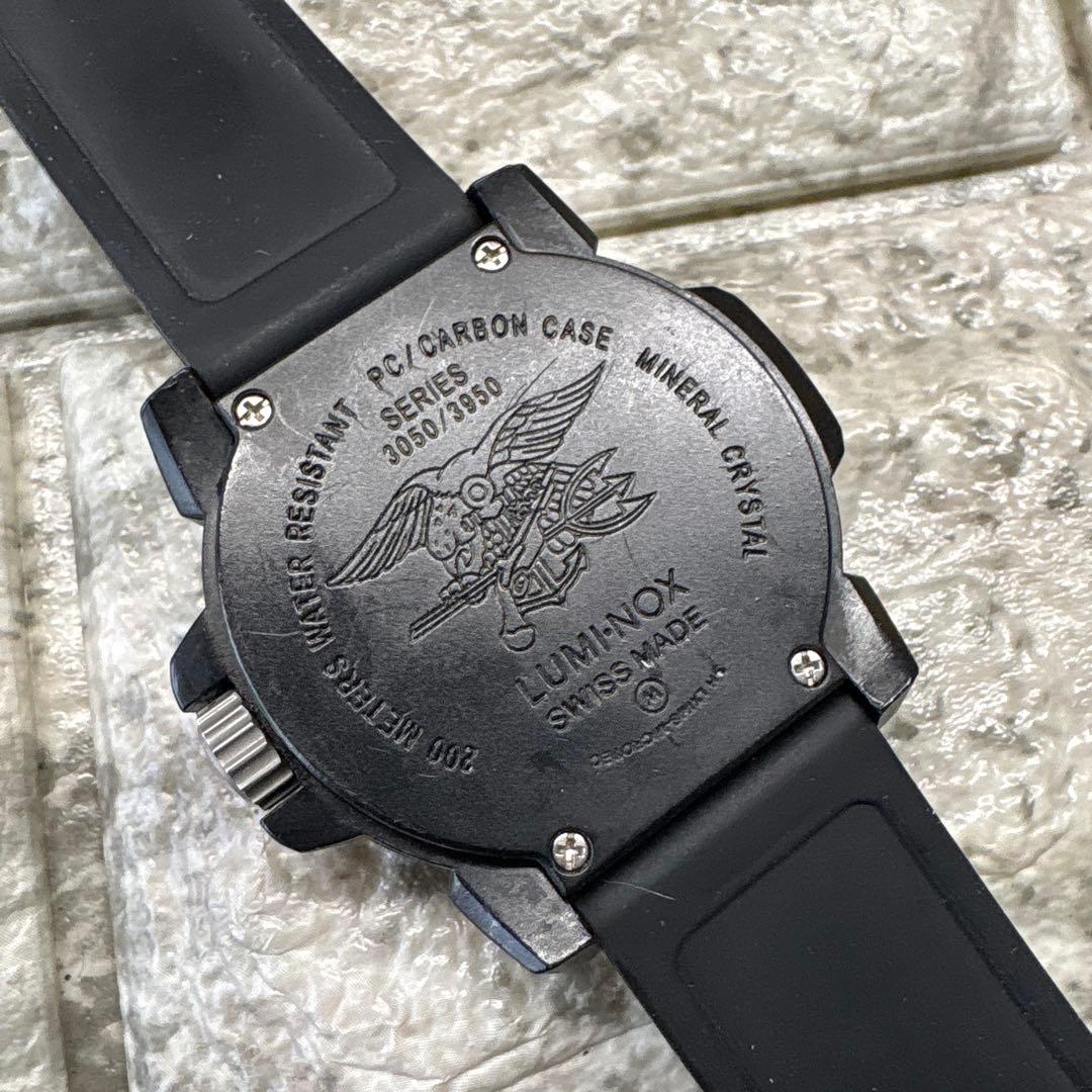 ルミノックス3051 カラーマーク　ホワイト文字盤　【正常動作品】