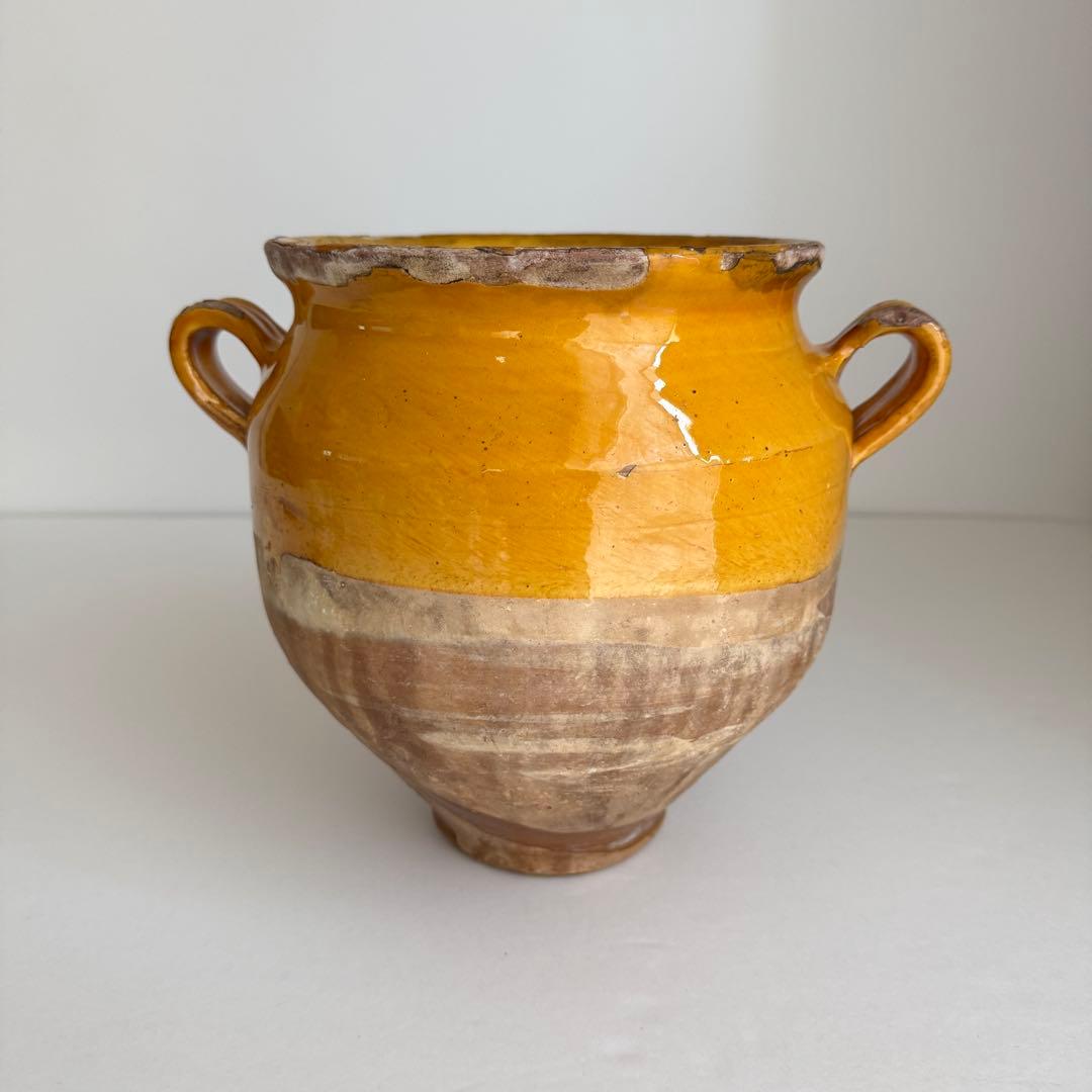 フランスアンティーク プロヴァンス 南仏 コンフィポット 壺