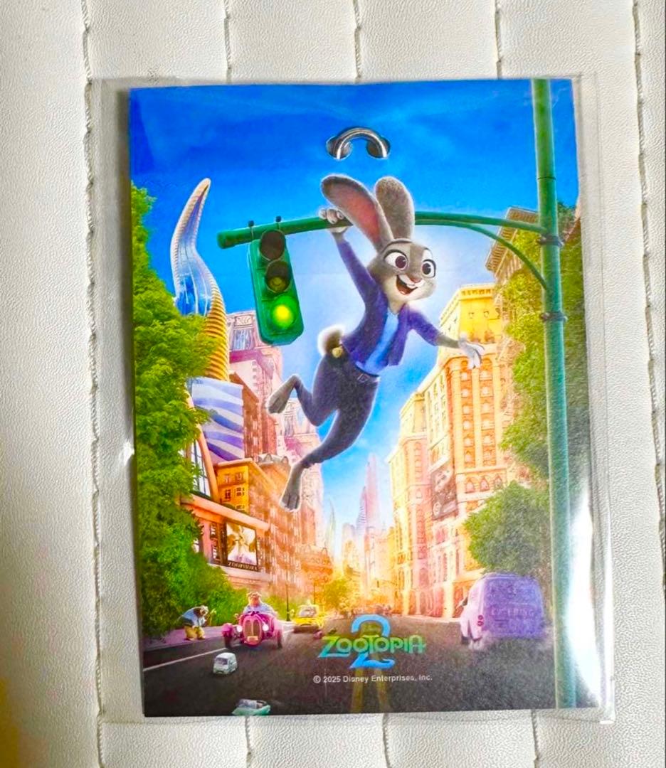正規品】ズートピア2 映画入場者特典 韓国限定 6週目 キーホルダー