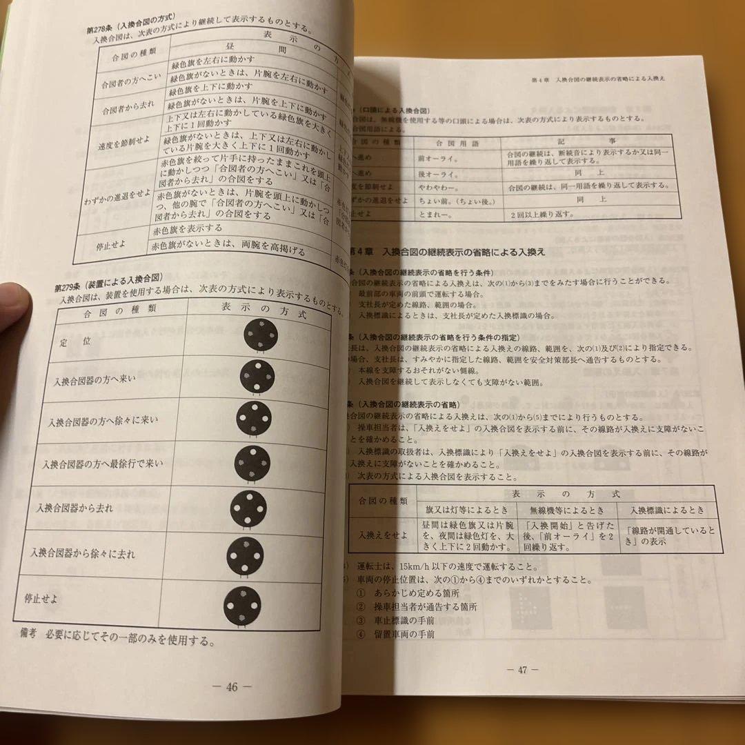鉄道　運転取扱い実施基準