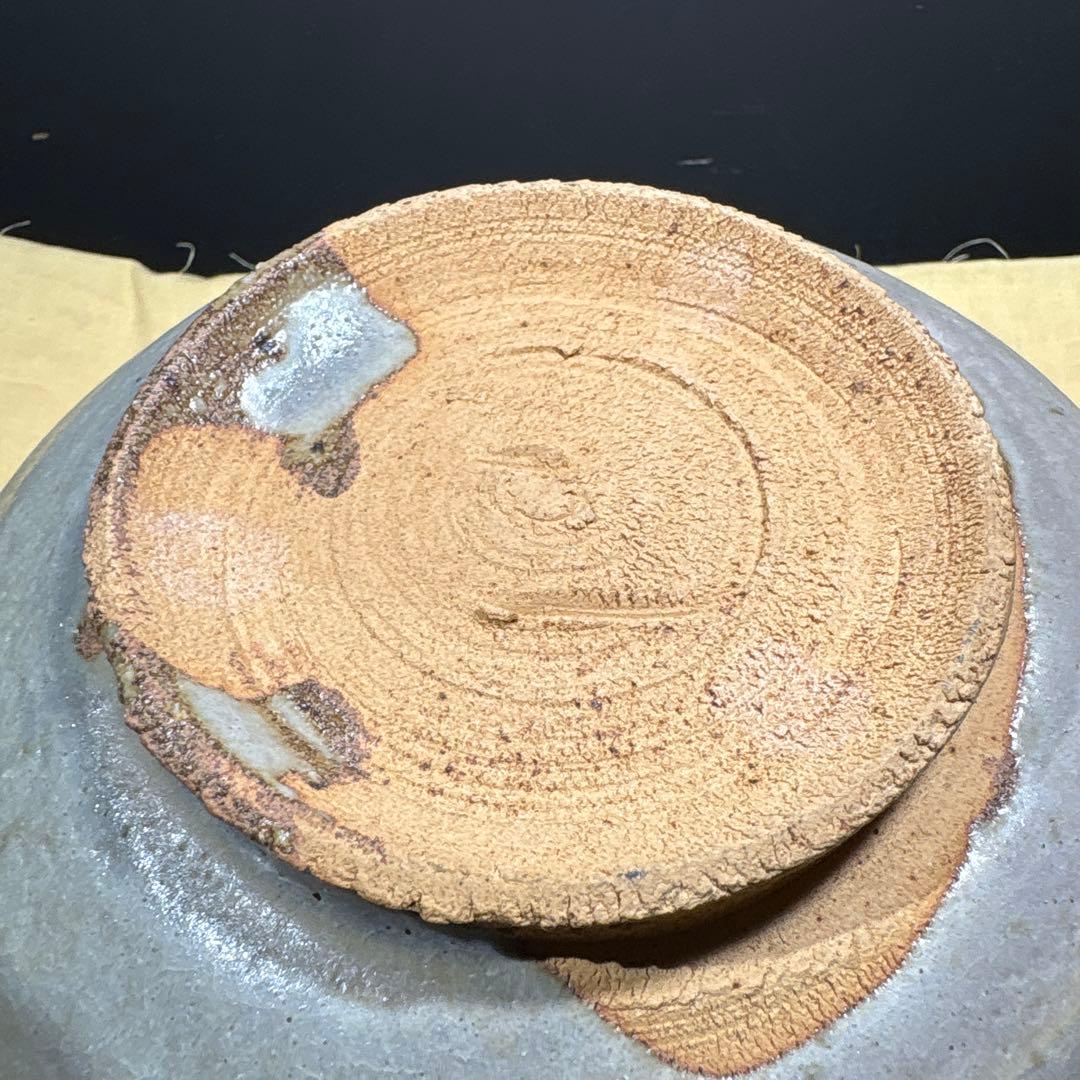 人間国宝　加藤孝造　灰釉深鉢　経約21センチ