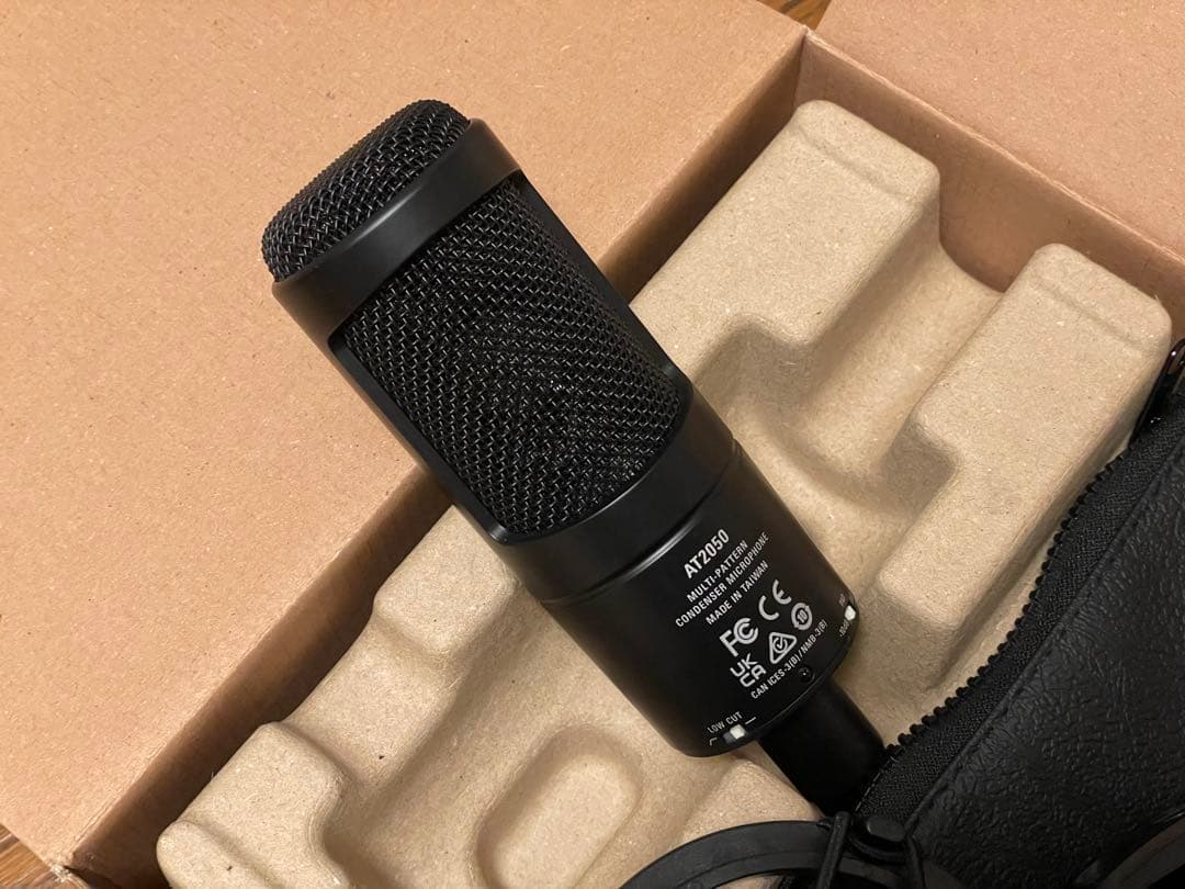 オーディオテクニカ AT2050 コンデンサーマイク