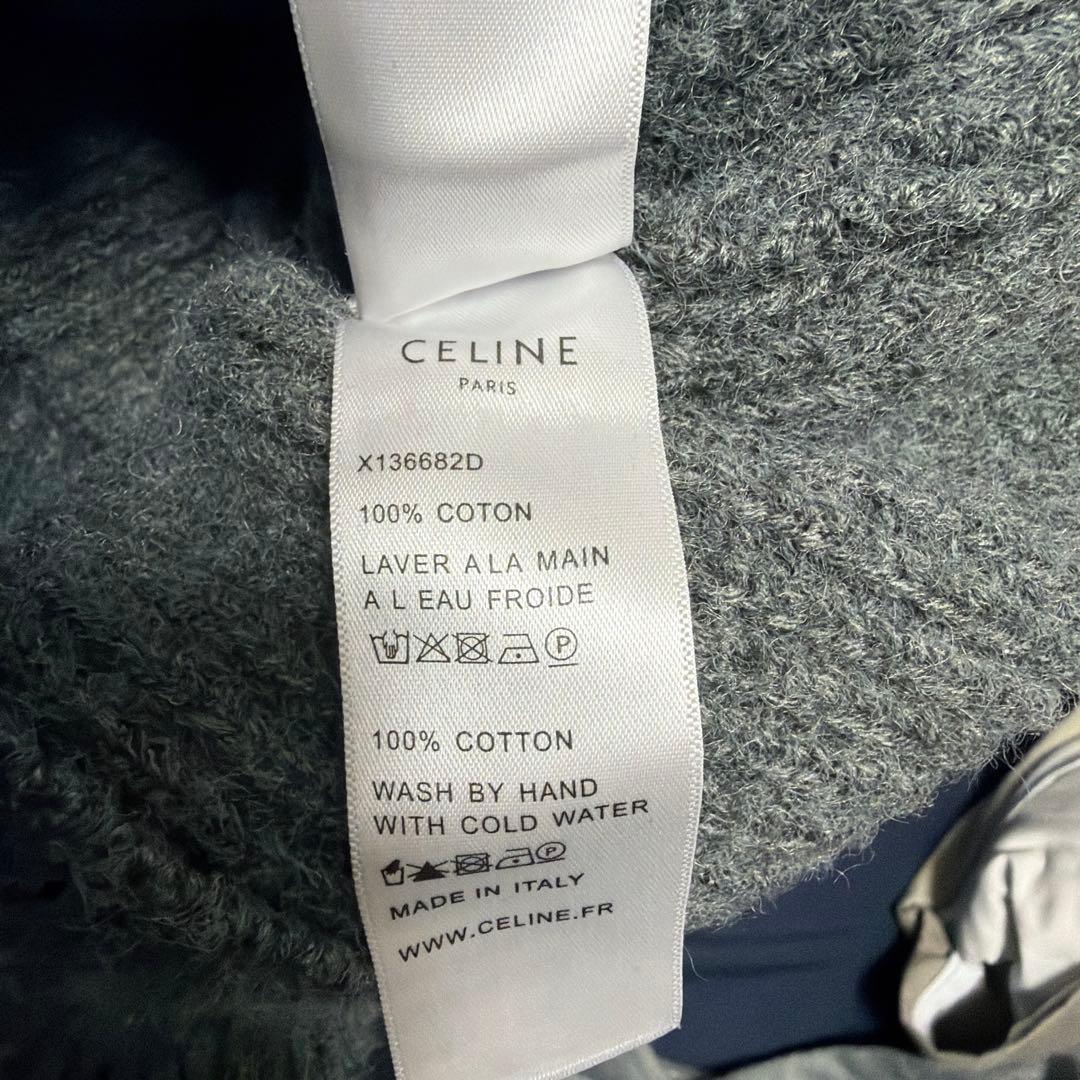 CELINE グレー パーカー ウール