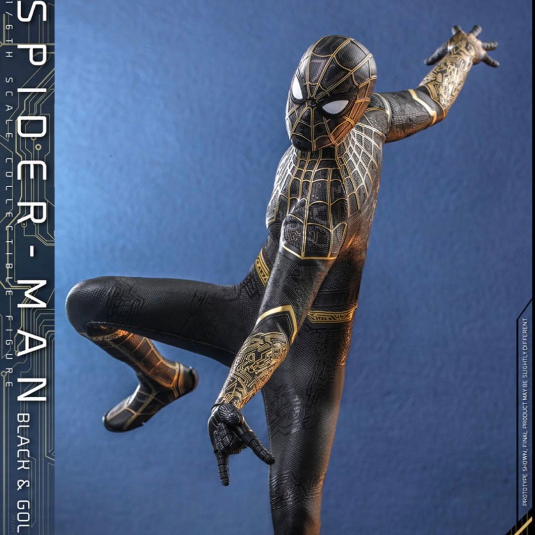 ホットトイズ ホットトイズ スパイダーマン ブラック＆ゴールドスーツ
