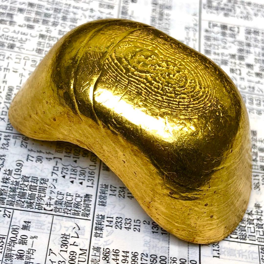 古銭 金貨 開運金元寶 「康熙年造 招財進寶 御賜足金」縁起物金錠開運