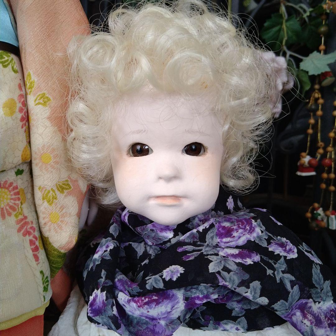 ✭ビスクドール 創作人形優しさ溢れる貴婦人穏やかな笑顔で語り掛け