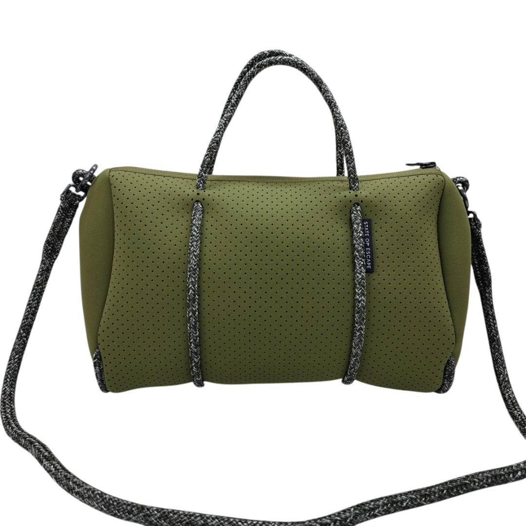 STATE OF ESCAPE ミニボストン プリクエル ミディアム カーキ