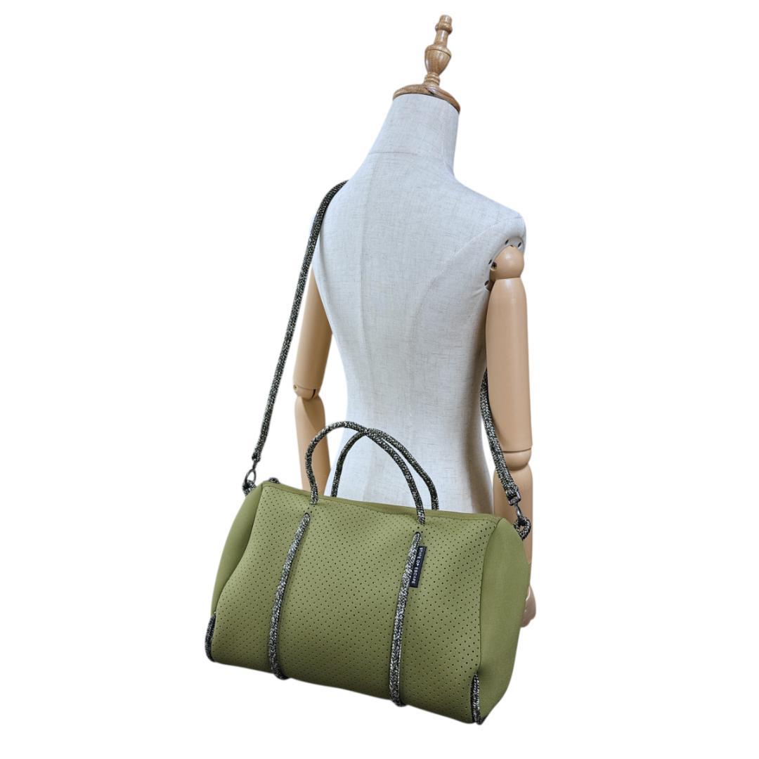 STATE OF ESCAPE ミニボストン プリクエル ミディアム カーキ