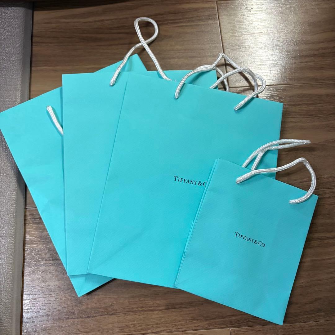 美品】Tiffany & Co. ティファニー ショップ袋 水色 紙袋 - メルカリ