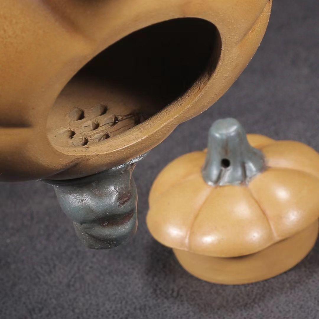 紫砂茶壷 中国宜興製 段泥 カボチャのポット