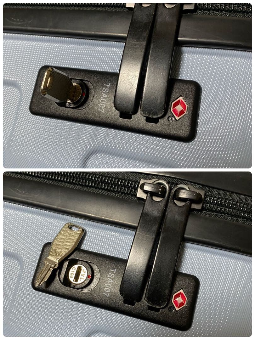 MUJI無印良品 19リットル キャリーケース ライトブルー 無印良品