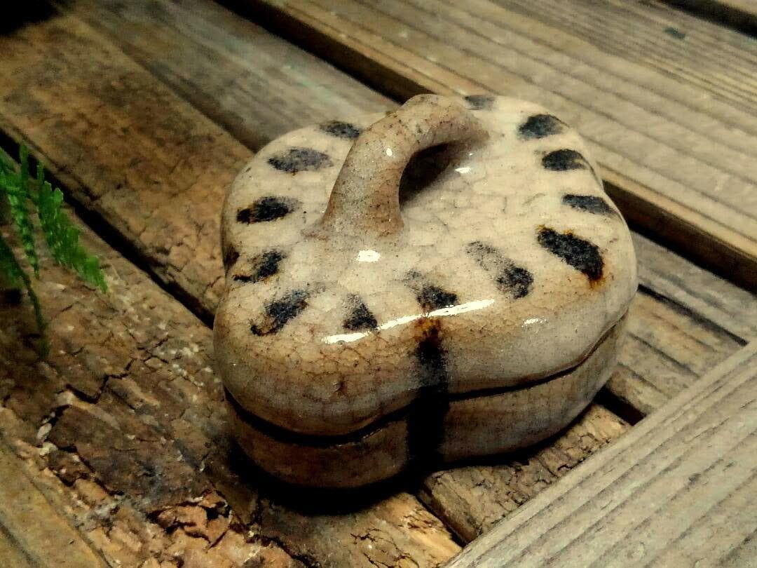 ♥志野　香合　桐箱付き　骨董品