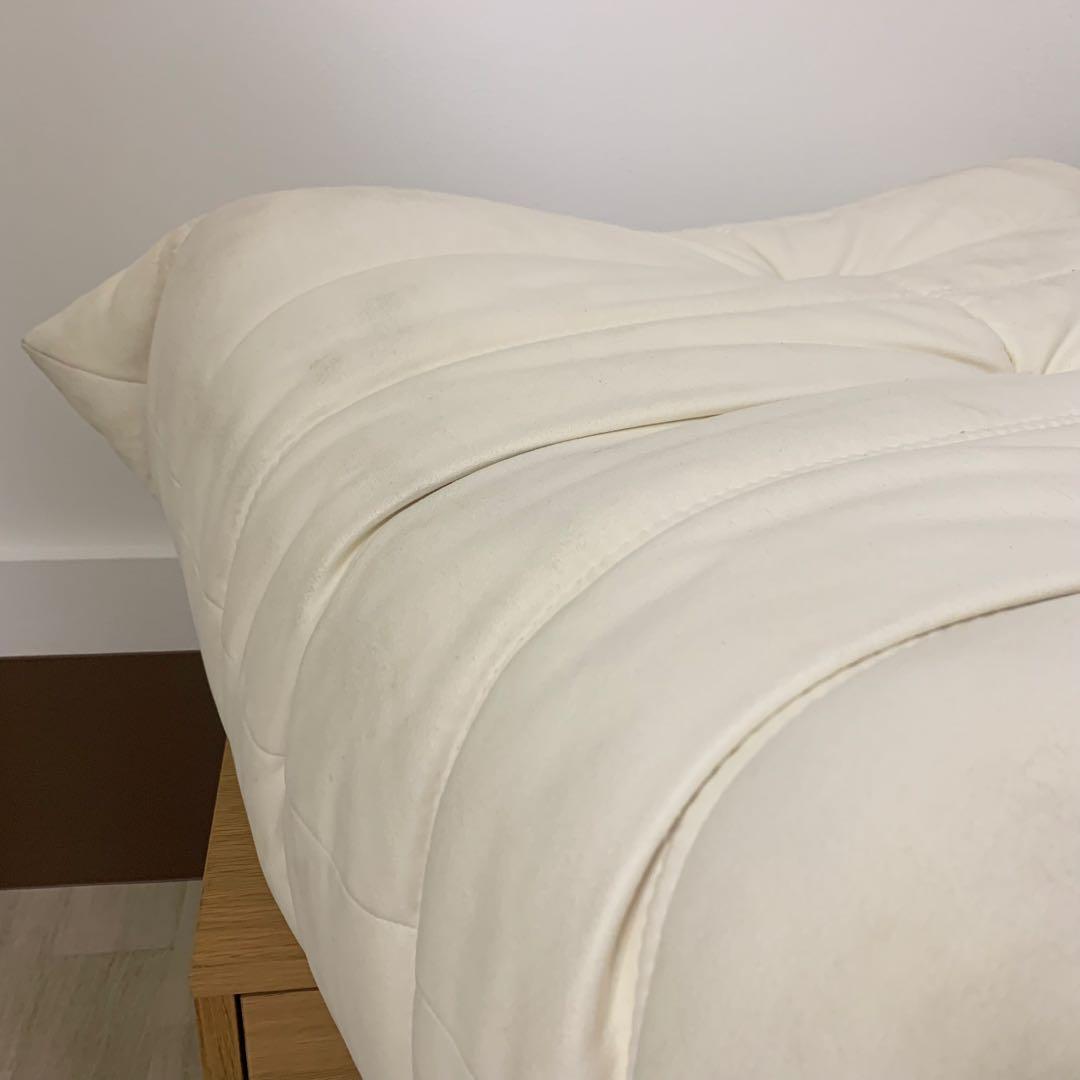 【正規品】ligne roset リーンロゼ トーゴ パフ スウェード スツール