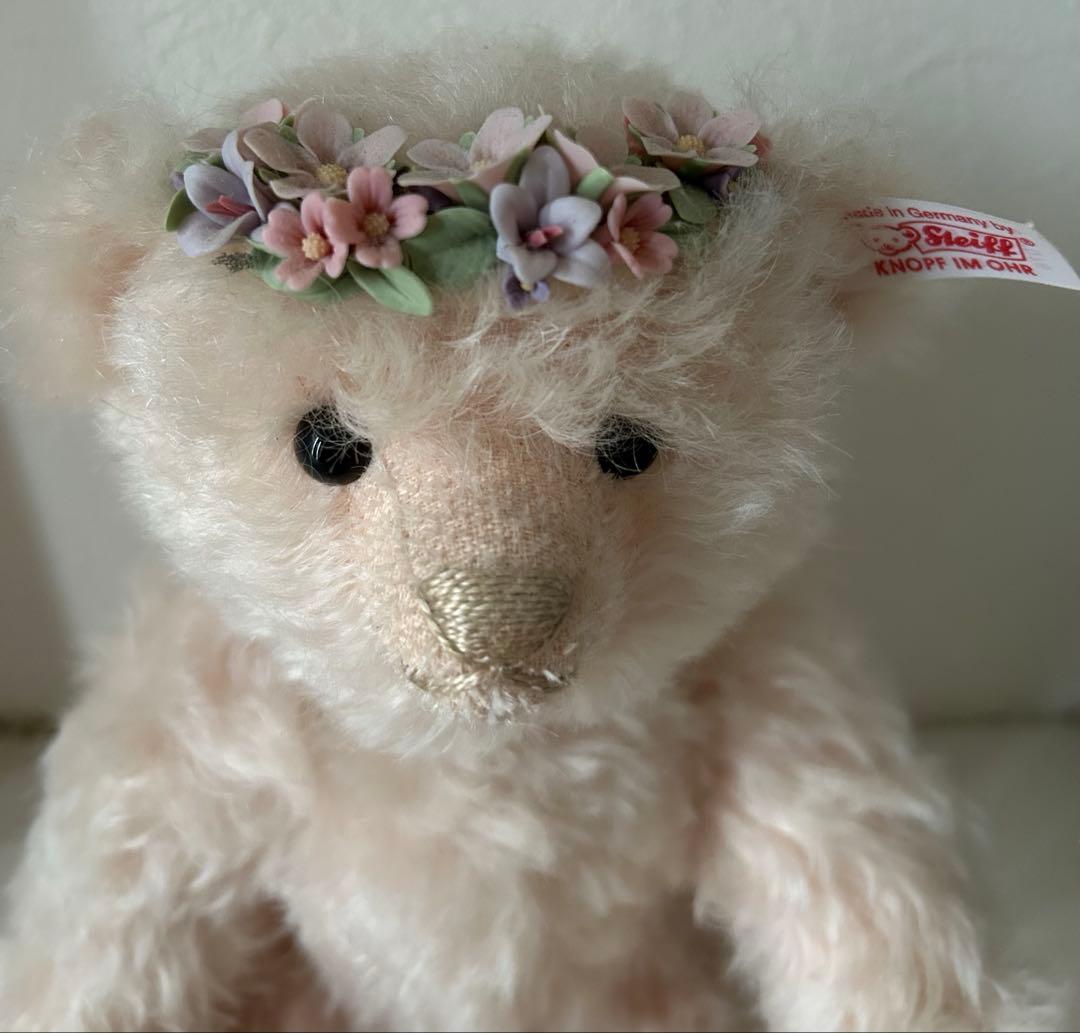Steiff × Lladró コラボ テディベア 花冠付き 希少 限定