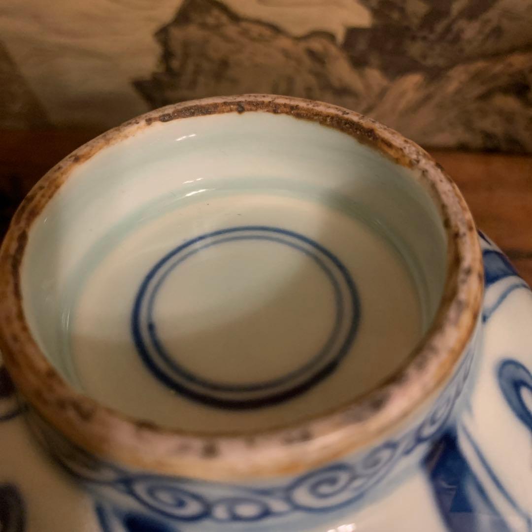 中国美術 古麒麟 清の時代康煕 椀 154