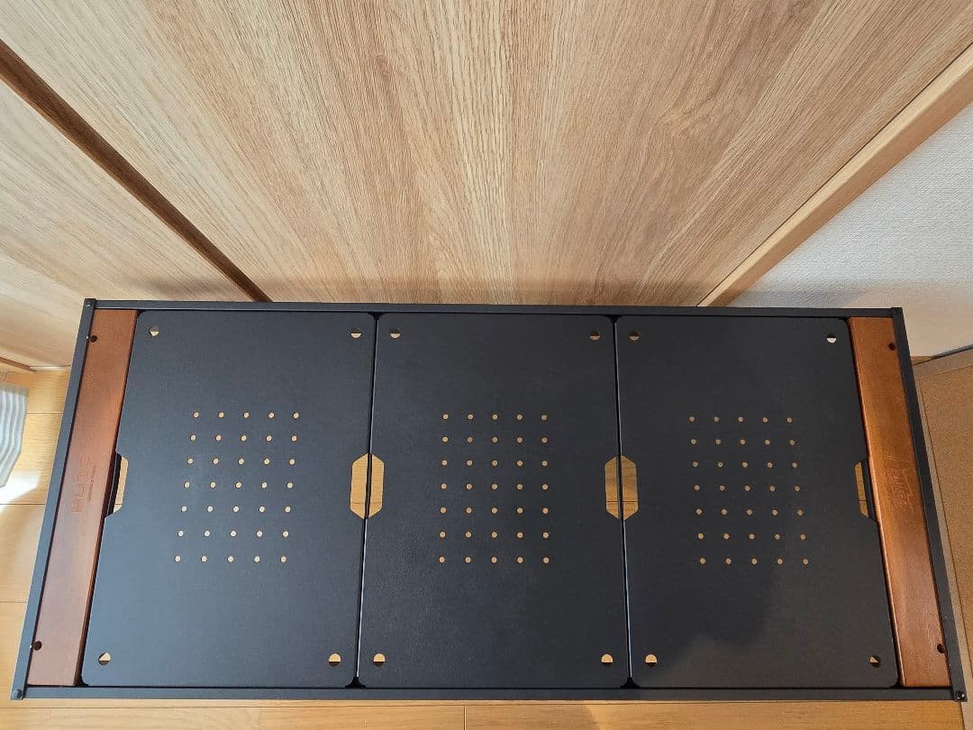 MUTO・プルマ】IGTテーブル/別売ハンギングラック/(カゴ用ワイヤー)付き