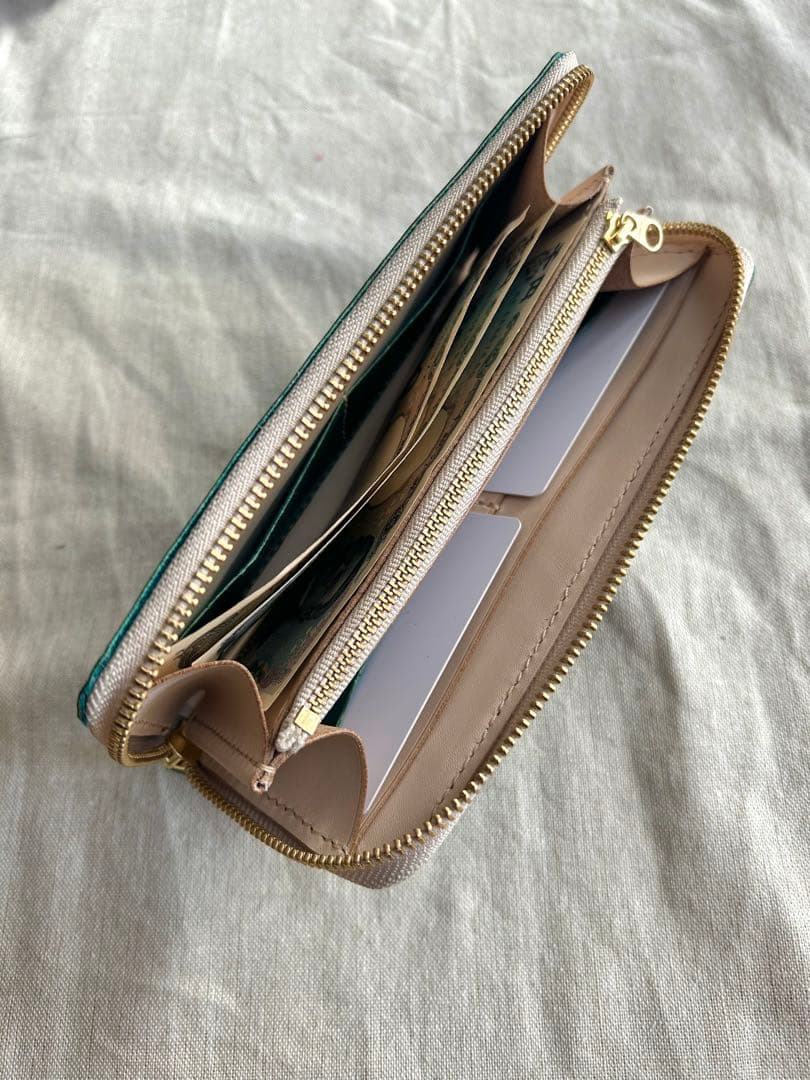 本革 長財布 馬蝋革 翠華｜ラウンドファスナー 悠革シリーズ