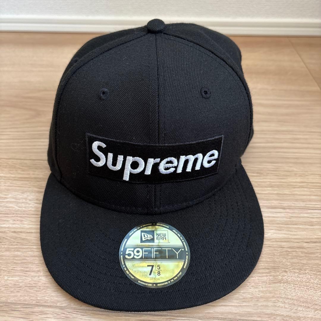 Supreme 59FIFTY キャップ 黒 7 5/8 - メルカリ