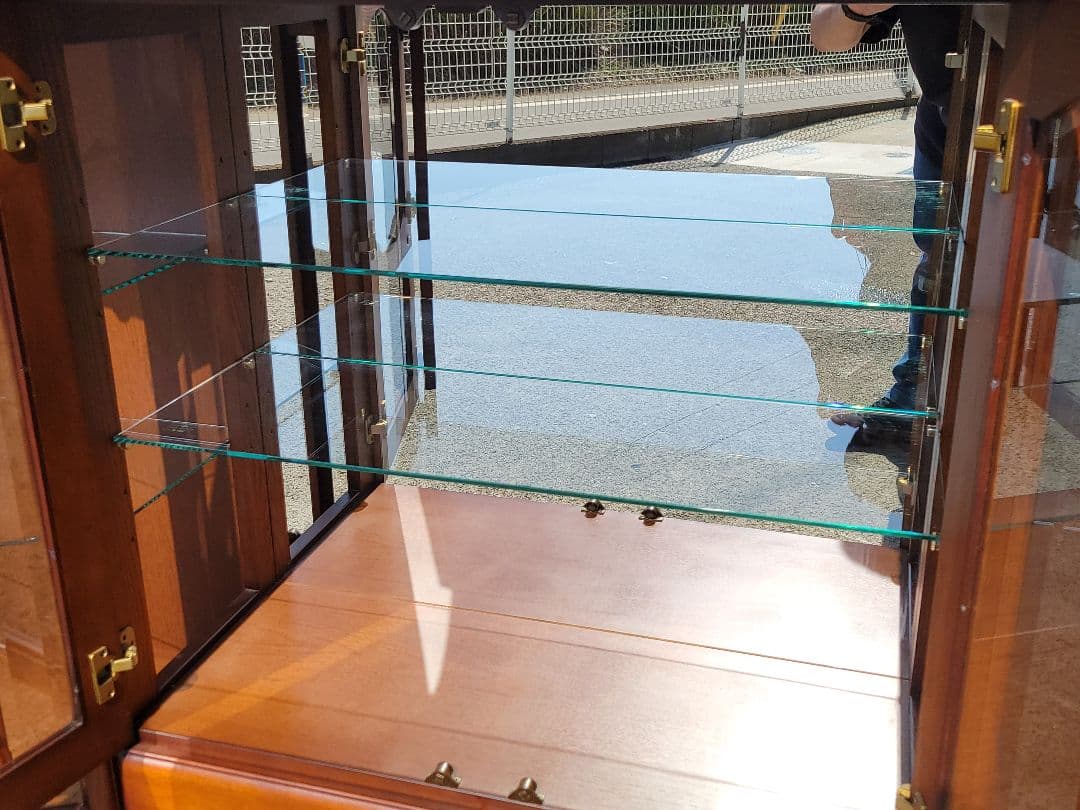 さやか様専用 三陽家具工業 アドリア S-6 木製キャビネット 飾り棚