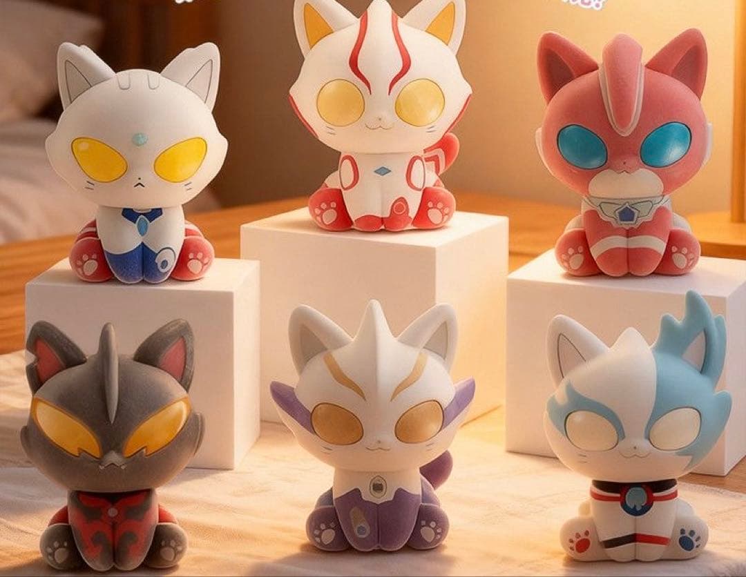 ウルトラマン猫猫 フロッキーフィギュア 1Box