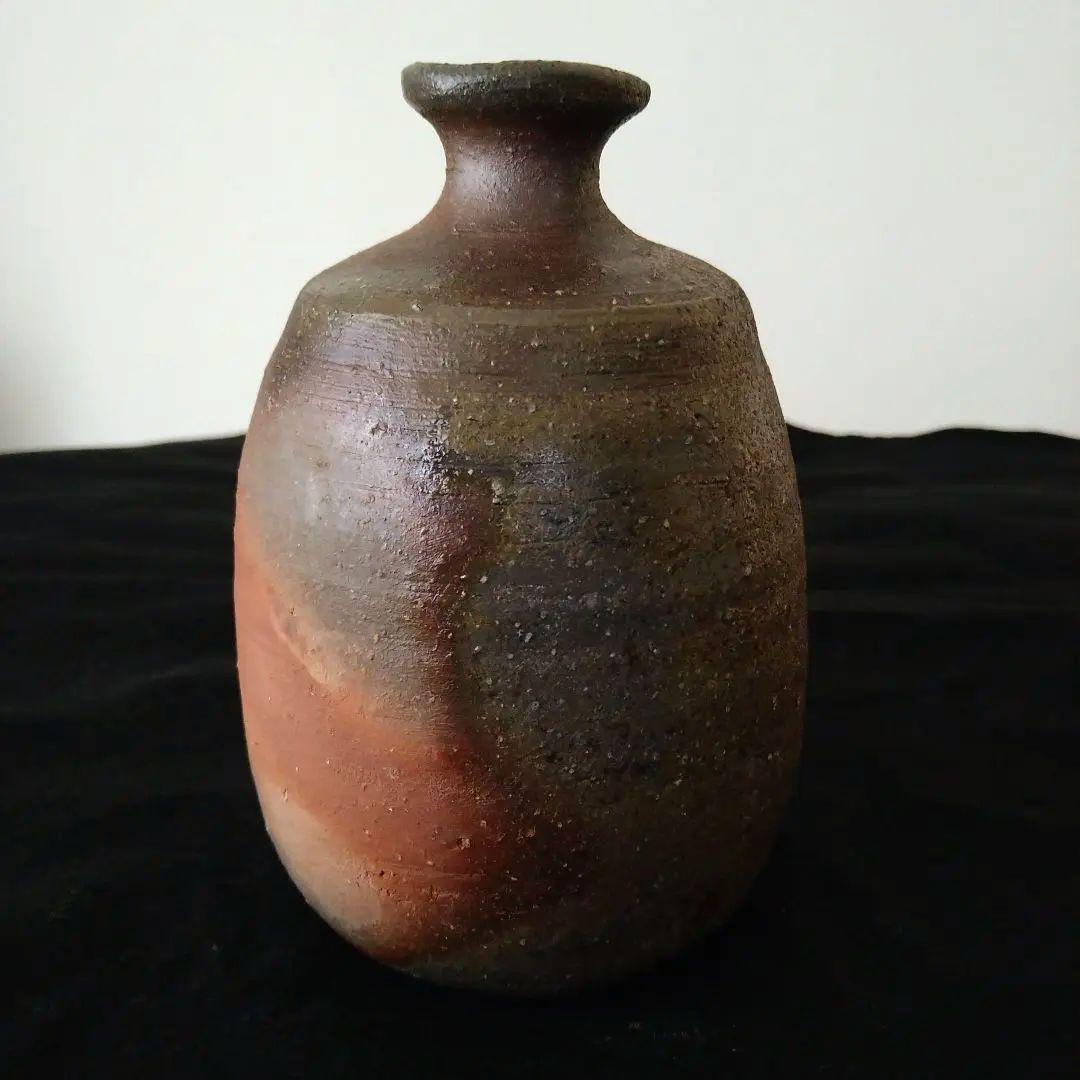 酒器の神様　中村六郎　名品　備前焼徳利