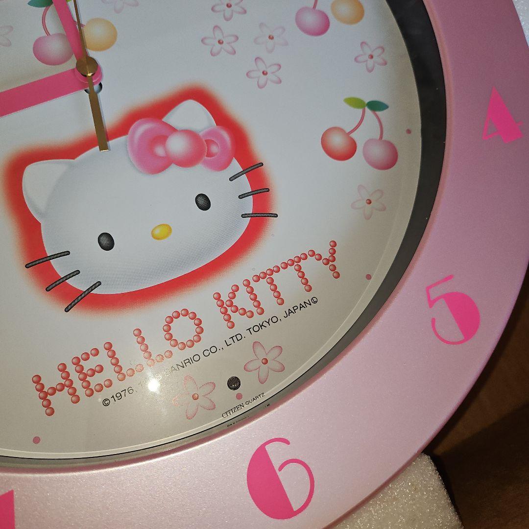 箱入り 極美品 HELLOKITTY メロディ からくり掛け時計 CITIZEN