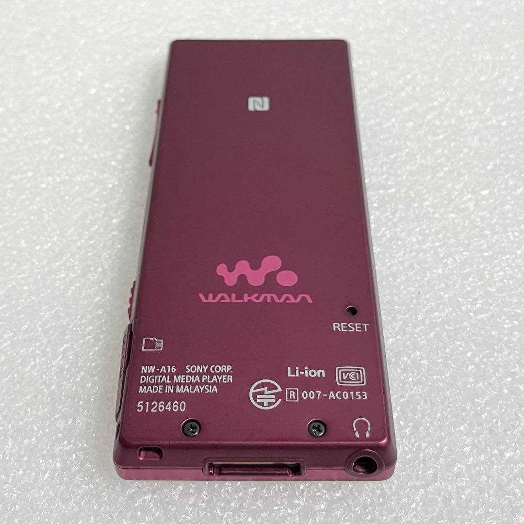 バッテリー良好】 ソニー ウォークマン NW-A16 32GB ローズピンク