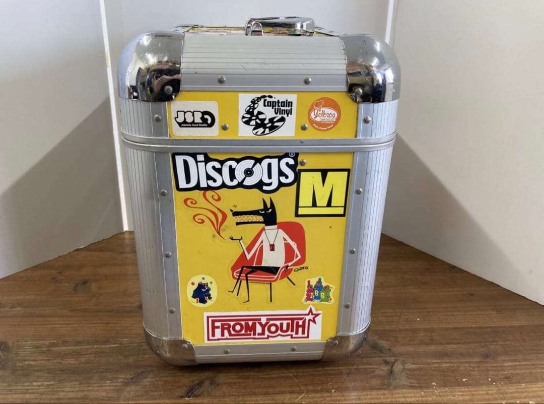 レコードケース LPレコード ハードケース ジュラルミンケース ステッカー