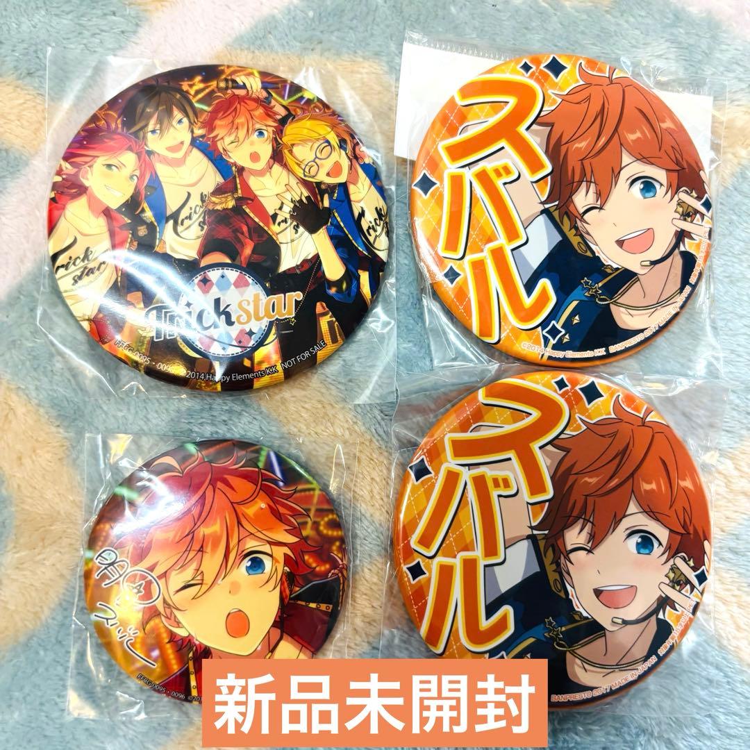 明星スバル 缶バッジ 4点セット - メルカリ