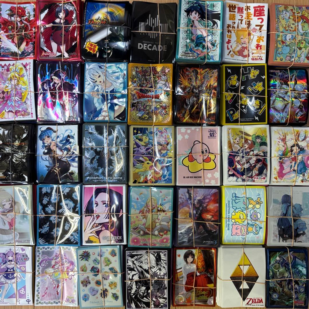 トレカスリーブ キャラスリーブのみ 大量まとめ売り 100サイズ 約16kg