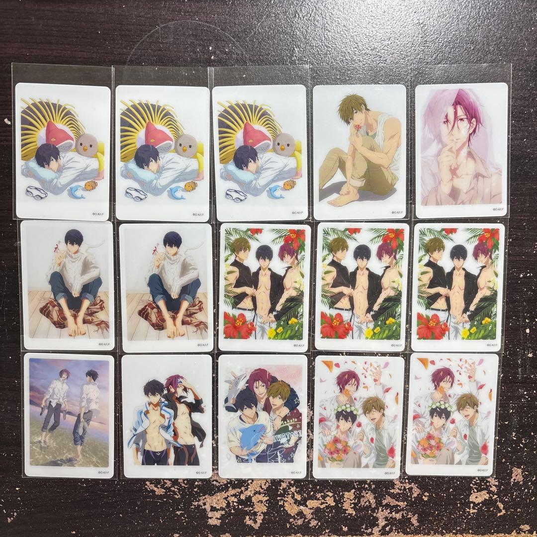 free! ミニフォトカード 七瀬遙 橘真琴 松岡凛 桐嶋郁弥 椎名旭 - メルカリ