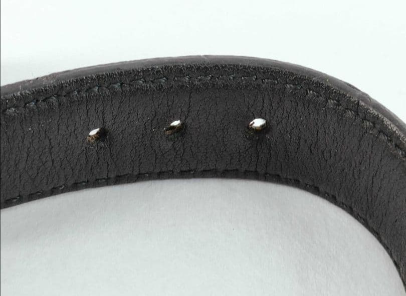 Louis Vuitton ブラックレザーバングル