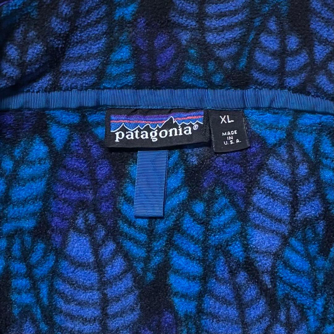希少XL パタゴニア シンチラ 激レア 入手困難 リーフ柄 Patagonia