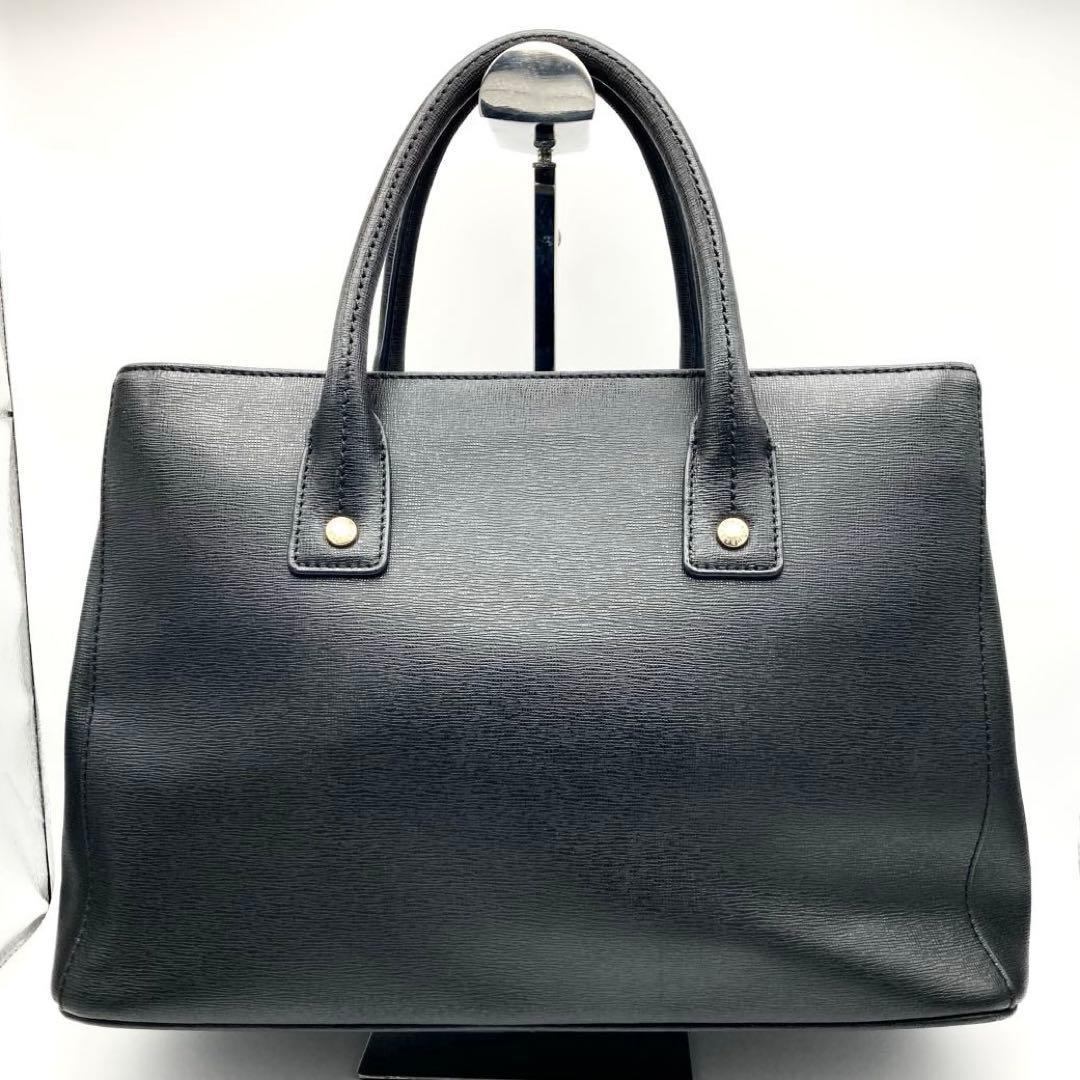 極美品✨フルラ リンダ 2way レザー ショルダー ハンドバッグ A4可 黒