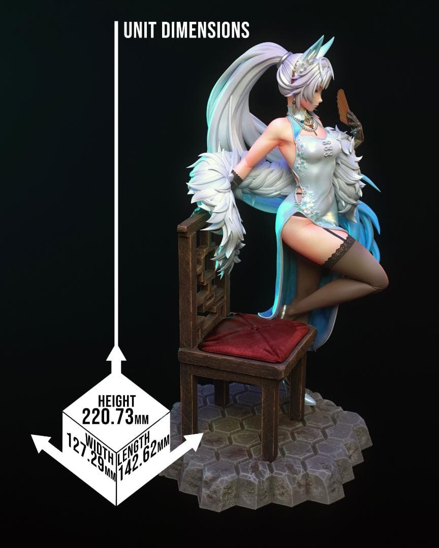 1/8　未塗装 未組立　フィギュア　ガレージキット　飛霄 崩壊：スターレイル