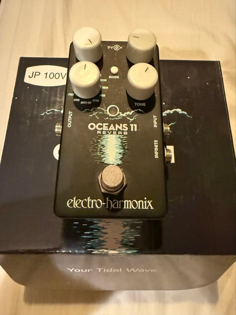 Electro-Harmonix Oceans 11 リバーブエフェクター Electro-Harmonix Oceans 11 Reverb Pedal | Electric Violin Shop