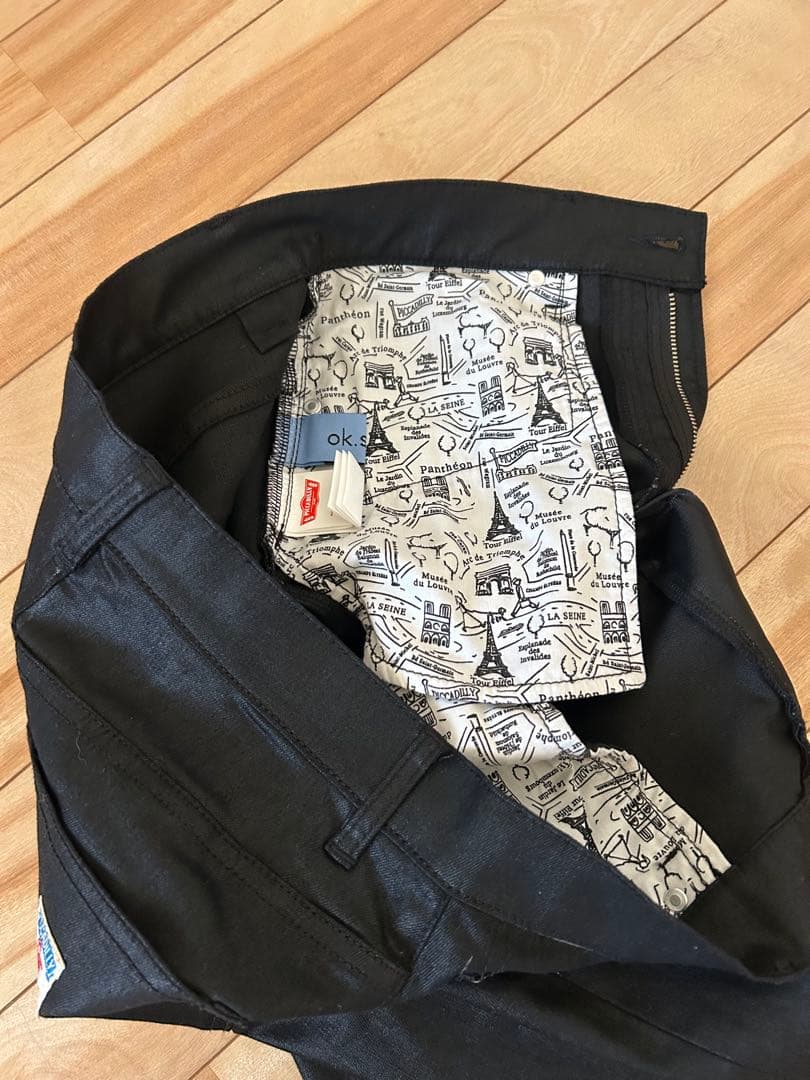 ok.soon×piccadilly デニムミドルスカート　 BLACK