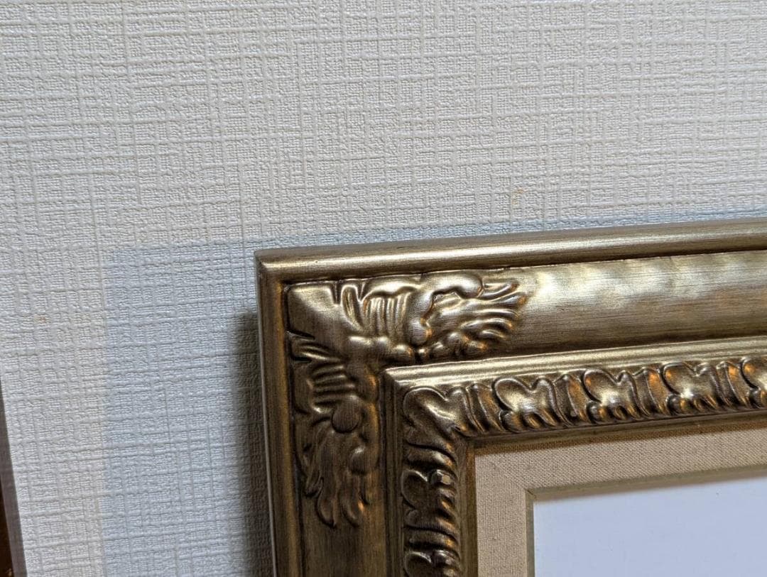 【真作】絵画　阪本修次　油彩30号　翔　叙情的風景画　岩と樹木の情景　Y157