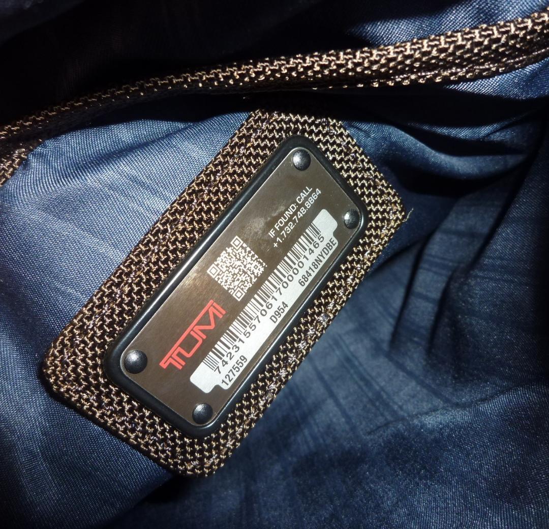 TUMI ネイビー 2way　ビジネスバッグ