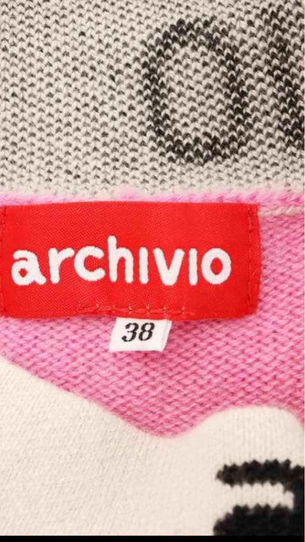 (美品)アルチビオarchivio カシミヤ ハイネック2024秋冬サイズ38