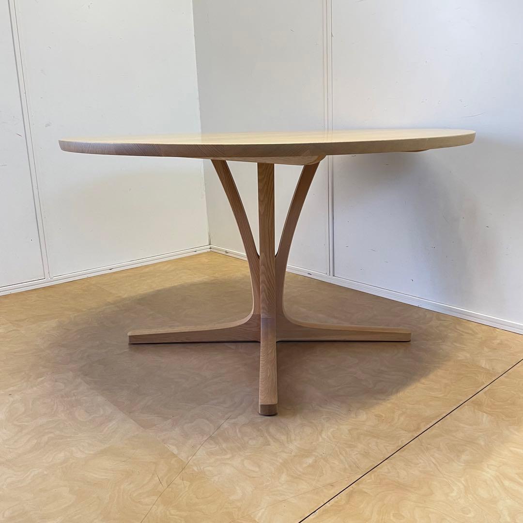 オニャンコポン カリモク 丸テーブル 幅120 ダイニングテーブル 円形