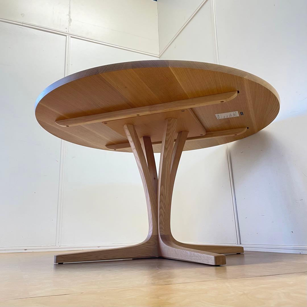 オニャンコポン カリモク 丸テーブル 幅120 ダイニングテーブル 円形