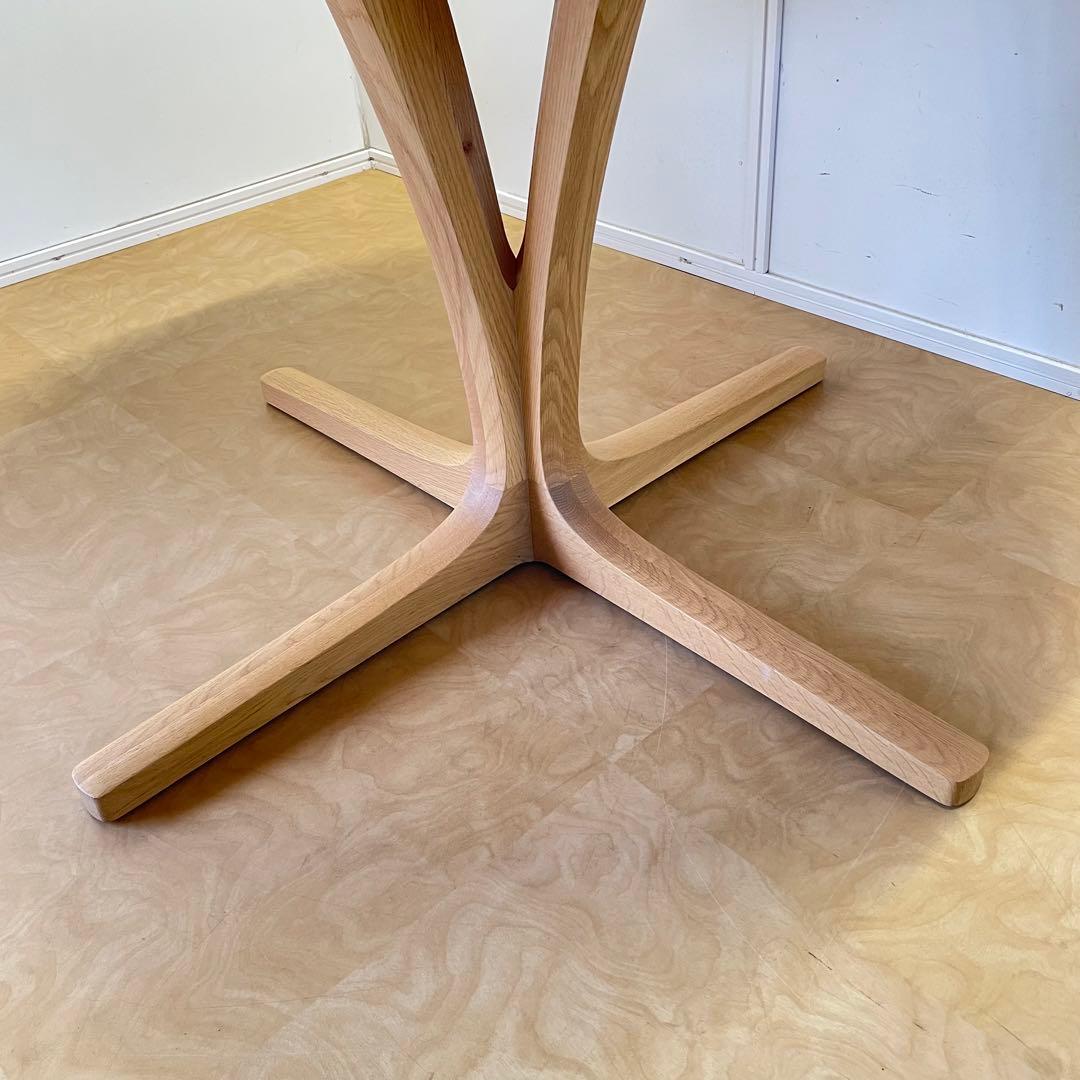 オニャンコポン カリモク 丸テーブル 幅120 ダイニングテーブル 円形