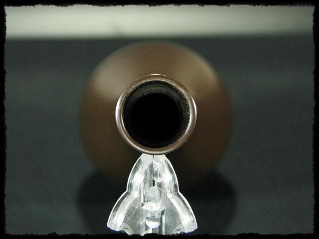 根来 茂昌 唐銅 鶴首 花入 釜師遠州流職方 師香取正彦