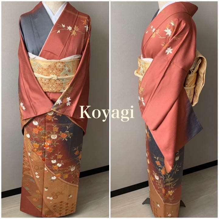 豪華♪♪ 人気 正絹 訪問着 刺繍柄 正絹訪問着 レンタルフルセット「総