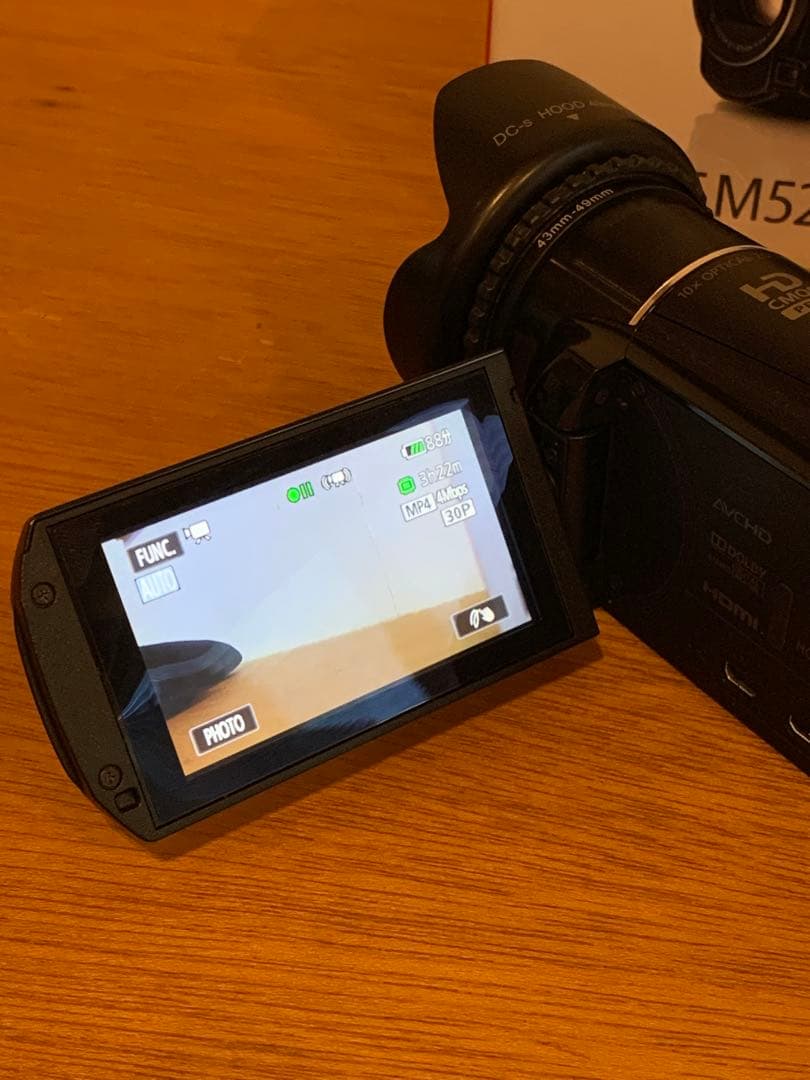 Canon iVIS HF M52 レンズフード付