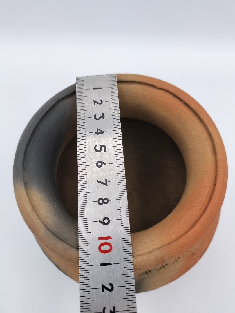 b987 建水 ハンネラ写 山崎宗元 木箱 茶道具 古物