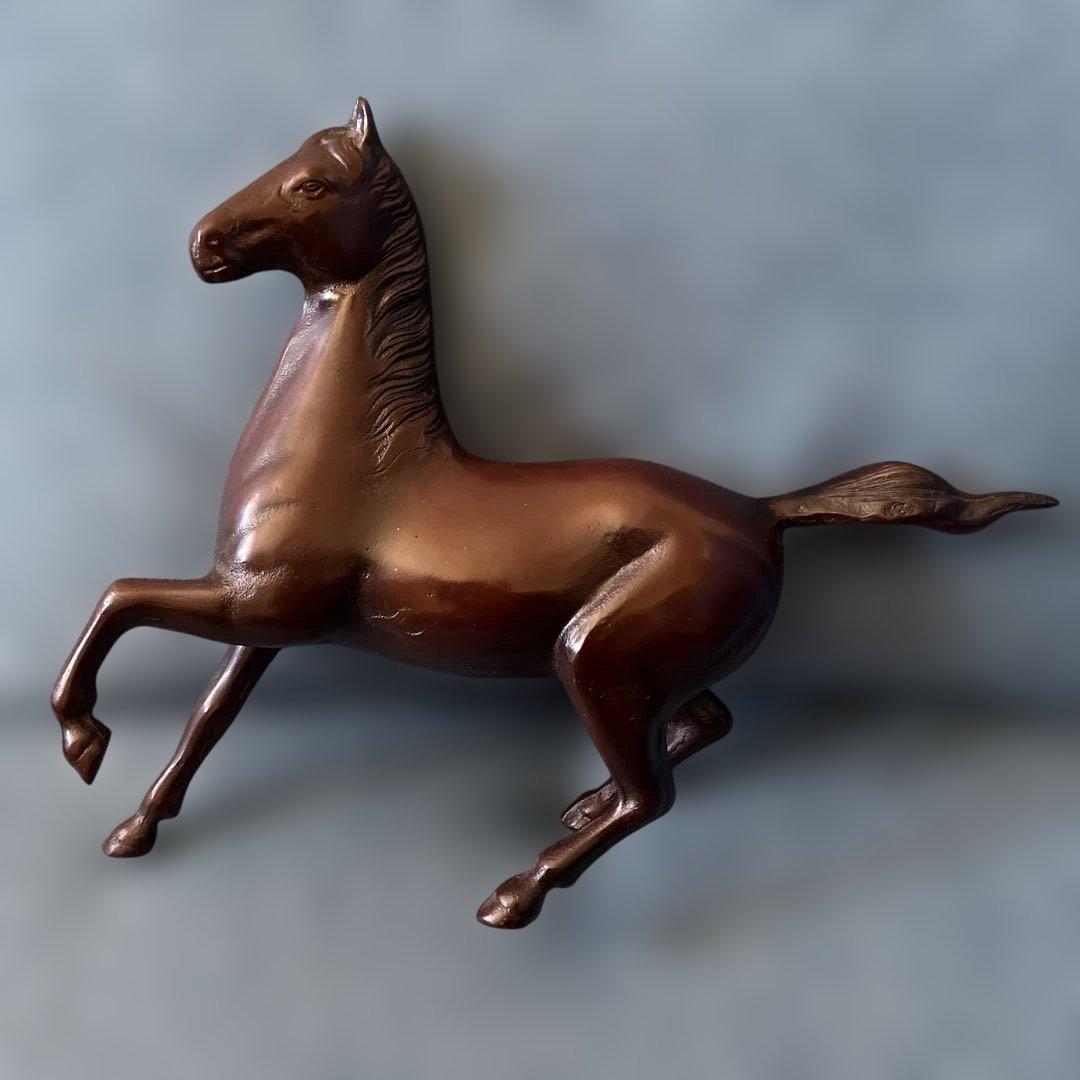 ブロンズ製 馬の置物 ウィンズ帯封付き - メルカリ